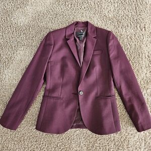 J. Crew Rich Burgundy Blazer